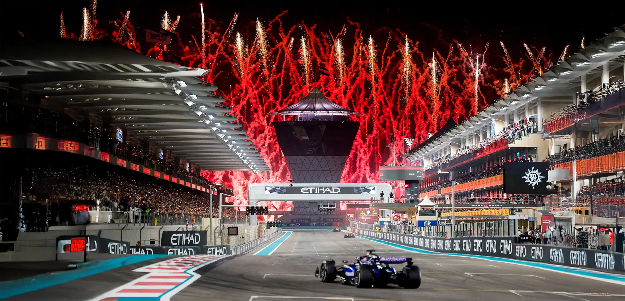 Abu Dhabi GP 2024 - Main Straight - Firework - GP Abu Dhabi копия